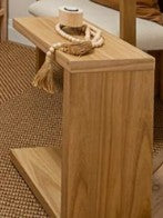 C Wooden side table